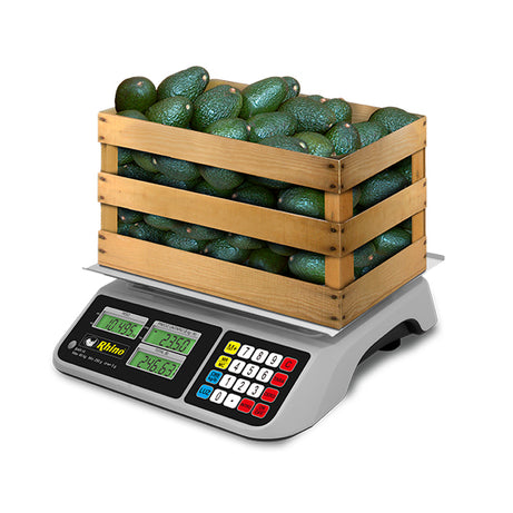 Báscula Electrónica Multifunciones de 60 kilos con Puerto USB Rhino Bar-10