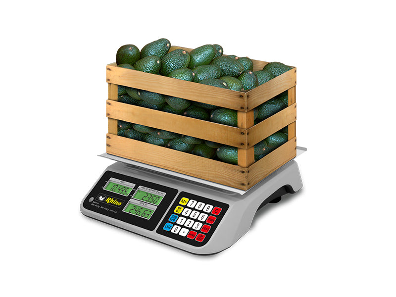 Báscula Electrónica Multifunciones de 60 kilos con Puerto USB Rhino Bar-10