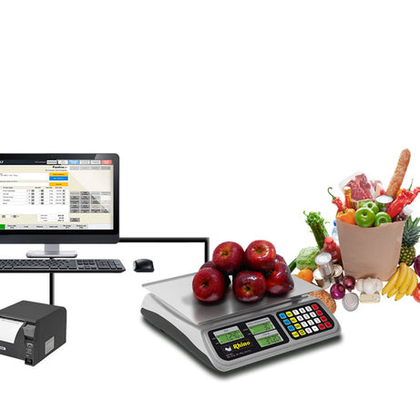 Báscula Electrónica Multifunciones de 40 kilos con Puerto USB Rhino Bar-8RS