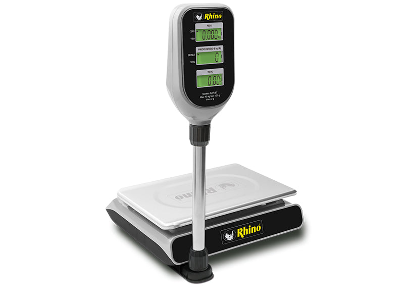 Báscula Electrónica Multifunciones de 40 kilos con Puerto USB Rhino Bar-8T