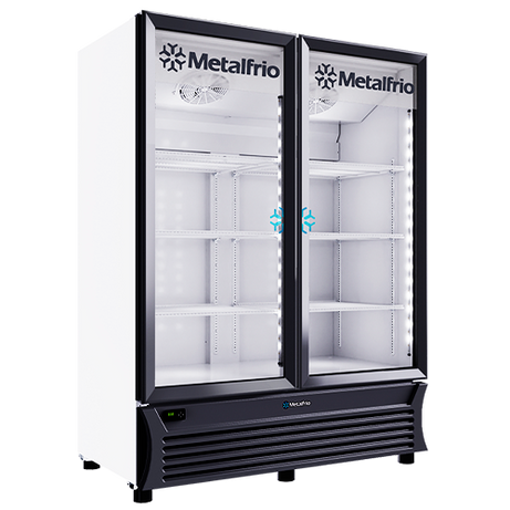 Refrigerador vertical de 2 puertas Metalfrio REB-630