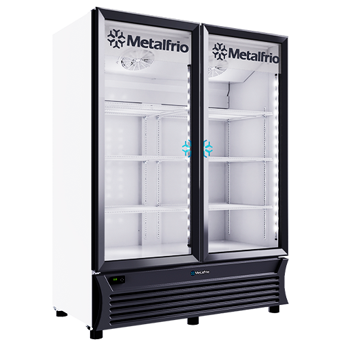 Refrigerador vertical de 2 puertas Metalfrio REB-630